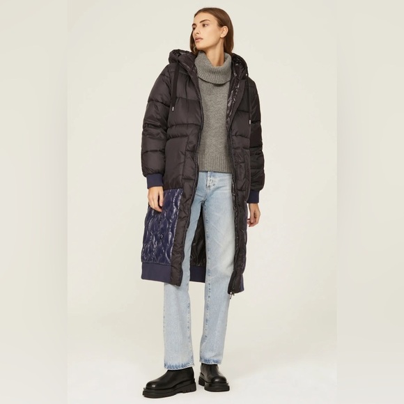 OOF | Long Quilted Puffer Coat size 42/6 - Picture 1 of 5